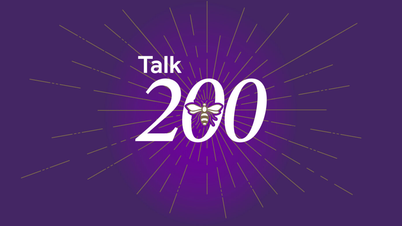 Talk 200 logo.
